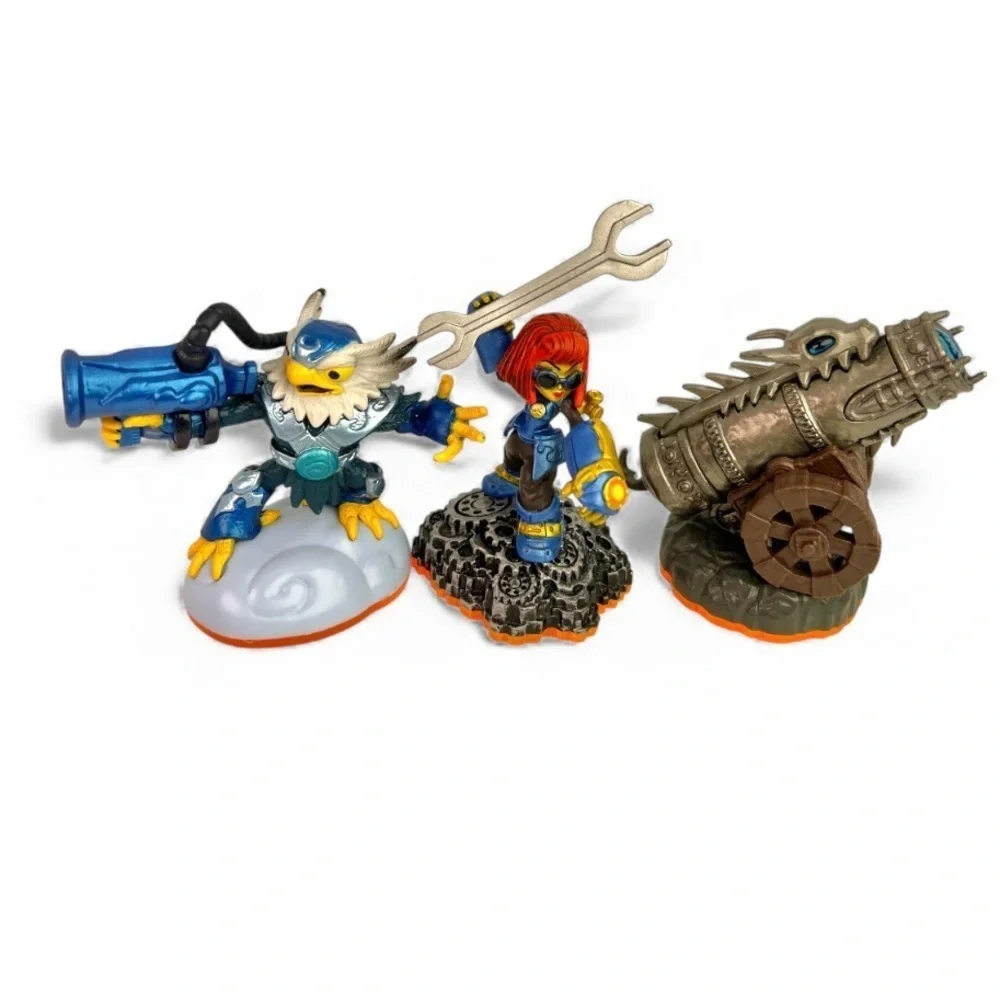 Skylanders Giants Lot of 8 Figures W/Case-HotHead,Crusher,Tree Rex+More Tested